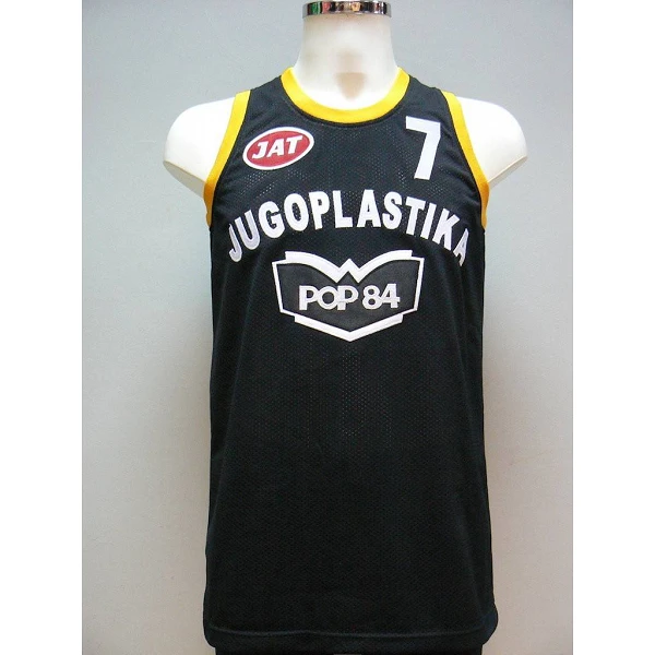 CAMISETA JUGOPLASTIKA POP 84 - TONI KUKOC NEGRA