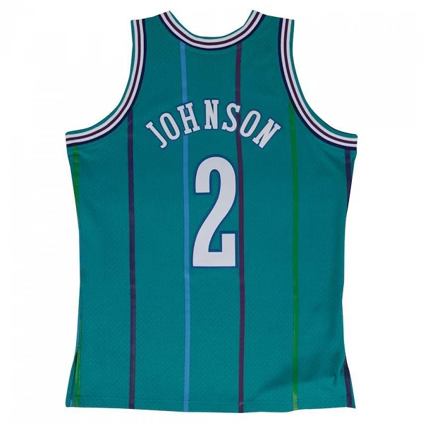 CAMISETA LARRY JOHNSON - CHARLOTTE HORNETS - SWINGMAN