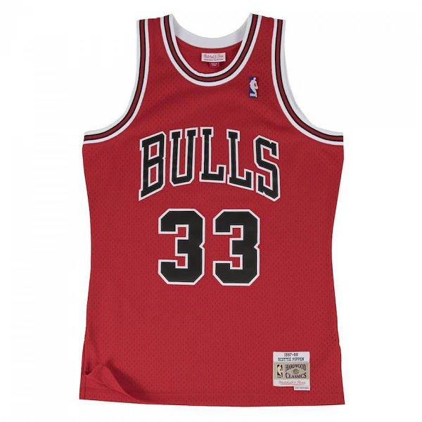 CAMISETA SCOTTIE PIPPEN - CHICAGO BULLS - SWINGMAN ROJA