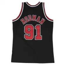 CAMISETA DENNIS RODMAN - CHICAGO BULLS - SWINGMAN NEGRA