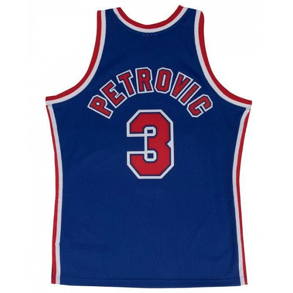 CAMISETA DRAZEN PETROVIC - NEW JERSEY NETS - SWINGMAN