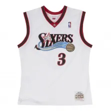 CAMISETA ALLEN IVERSON - SIXERS - SWINGMAN BLANCA