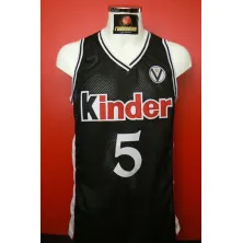 CAMISETA PEDRAG DANILOVIC - KINDER BOLONIA NEGRO