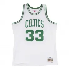 Camiseta Larry Bird con Boston Celtics Swingman Home vista frontal