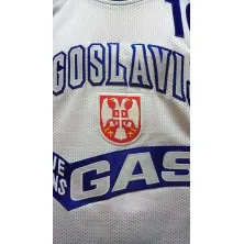 CAMISETA SASA DJORDJEVIC - YUGOSLAVIA BLANCA