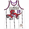 Camiseta Vince Carter Toronto Raptors 1998-99 Mitchell and Ness Swingman Blanca.