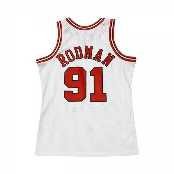 CAMISETA DENNIS RODMAN - CHICAGO BULLS - SWINGMAN BLANCA