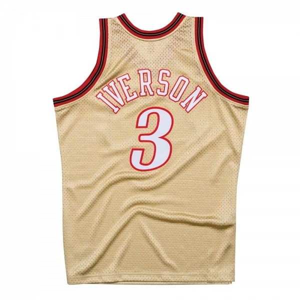 CAMISETA ALLEN IVERSON - SIXERS - GOLDEN SWINGMAN