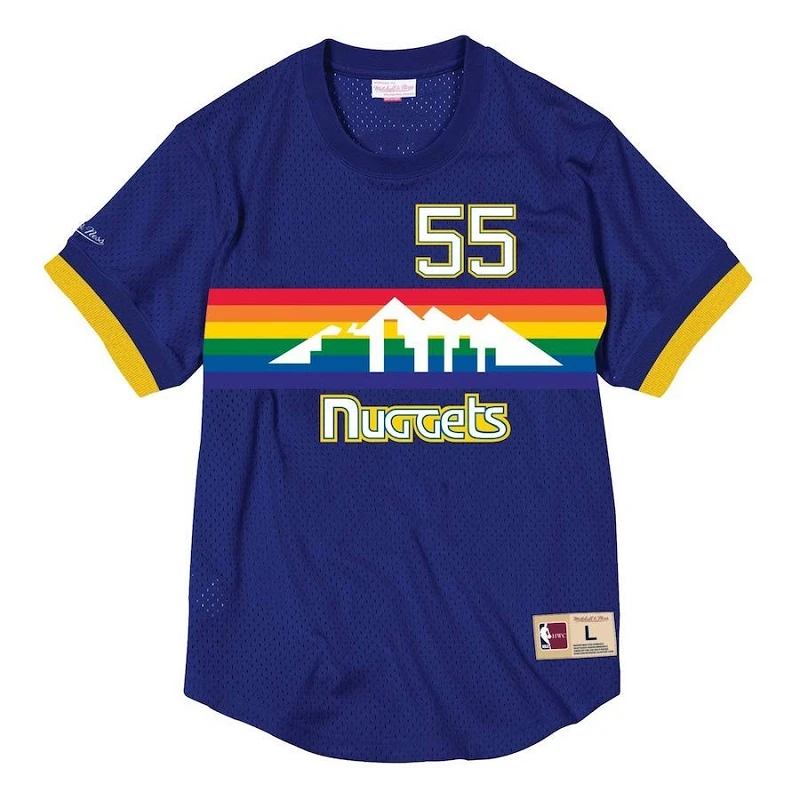 CAMISETA DIKEMBE MUTOMBO MESH CREWNECK - BLUE