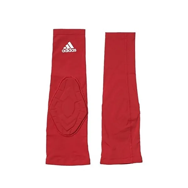 MANGAS DE LANZADOR ADIDAS PADDED ARM ROJO