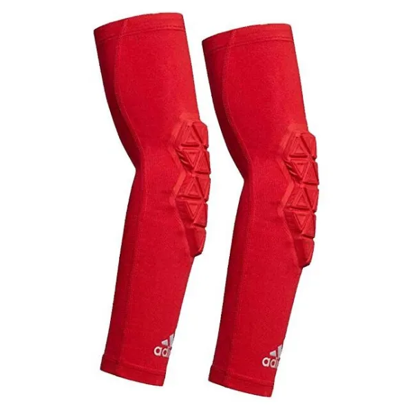 MANGAS DE LANZADOR ADIDAS PADDED ARM ROJO