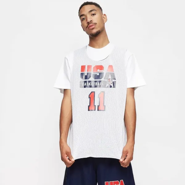 CAMISETA KARL MALONE USA BASKETBALL PRACTICE REVERSIBLE