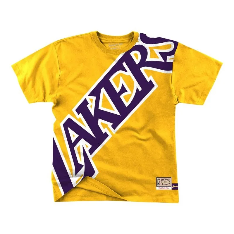 CAMISETA LOS ANGELES LAKERS BIG FACE - MITCHELL & NESS