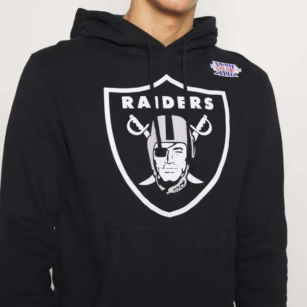 SUDADERA MITCHELL AND NESS OAKLAND RAIDERS HOWIE