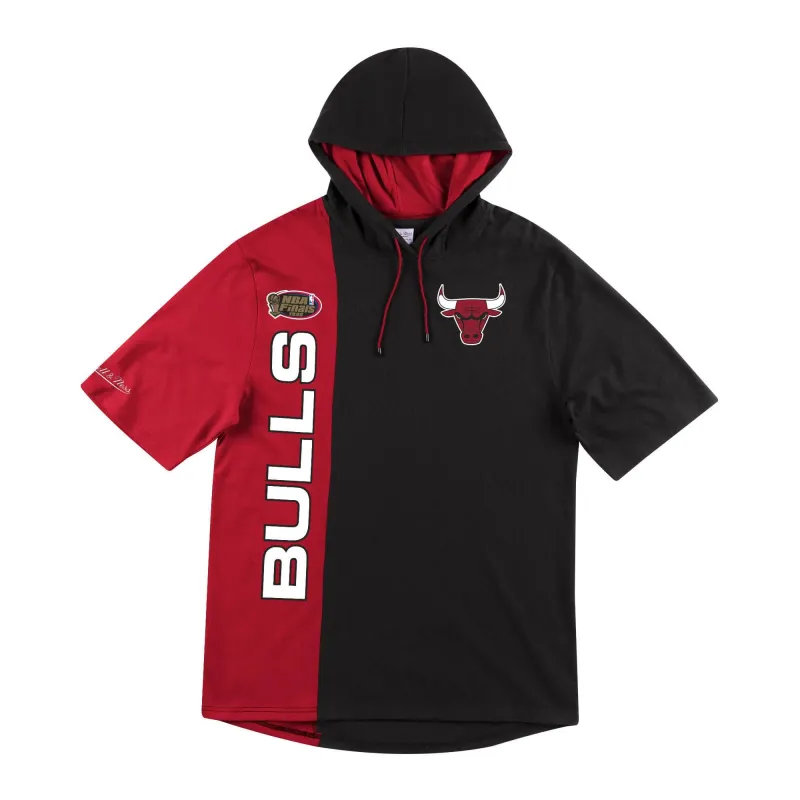 Sudadera de baloncesto Chicago Bulls Split Hoody de manga corta