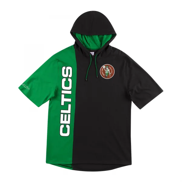 SUDADERA BOSTON CELTICS SPLIT HOODY MITCHELL AND NESS