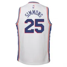 CAMISETA BEN SIMMONS SIXERS SWINGMAN JUNIOR BLANCA