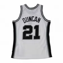 CAMISETA TIM DUNCAN - SAN ANTONIO SPURS - SWINGMAN 1998-99- BLANCA