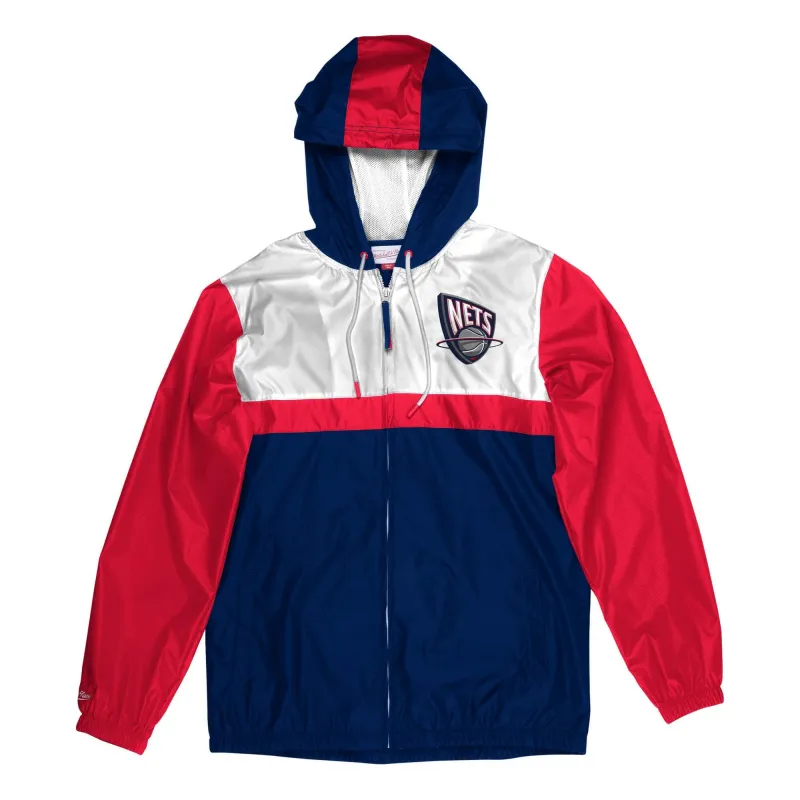 CHAQUETA NEW JERSEY NETS MITCHELL AND NESS MARGIN OF VICTORY WINDBREAKER