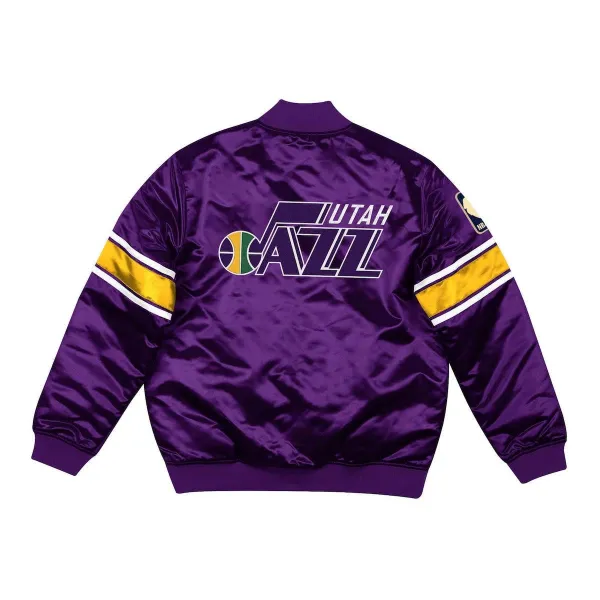 CHAQUETA MITCHELL AND NESS UTAH JAZZ "HEAVYWEIGHT SATIN JACKET"