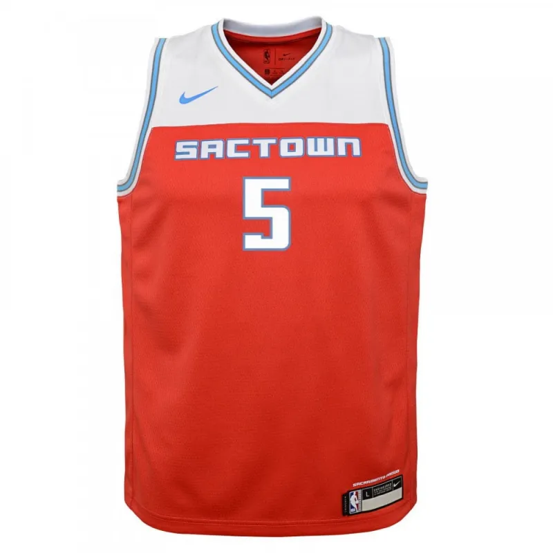 CAMISETA FOX DEÁARON NIKE SWINGMAN JUNIOR SACRAMENTO "CITY EDITION"