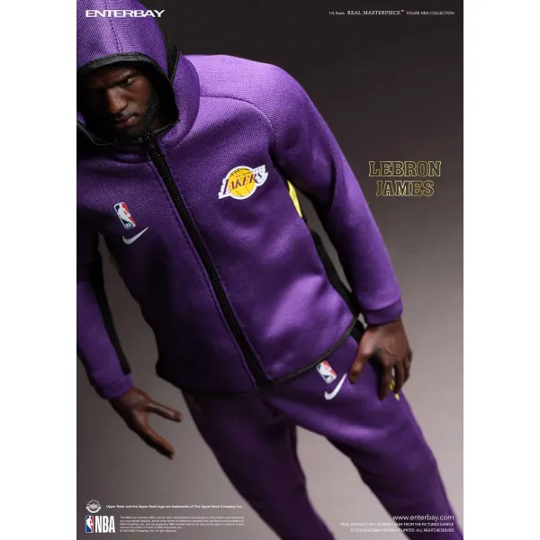 FIGURA ENTERBAY - LEBRON JAMES 1/6 LAKERS MASTERPIECE