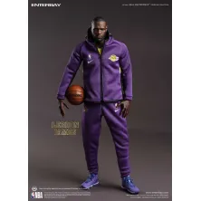 FIGURA ENTERBAY - LEBRON JAMES 1/6 LAKERS MASTERPIECE