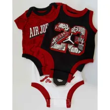 Pack 3 bodys para bebe de Air Jordan