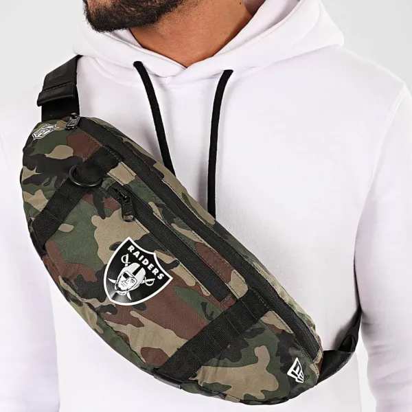 RIÑONERA NEW ERA NFL RAIDERS CROSSBODY CAMO