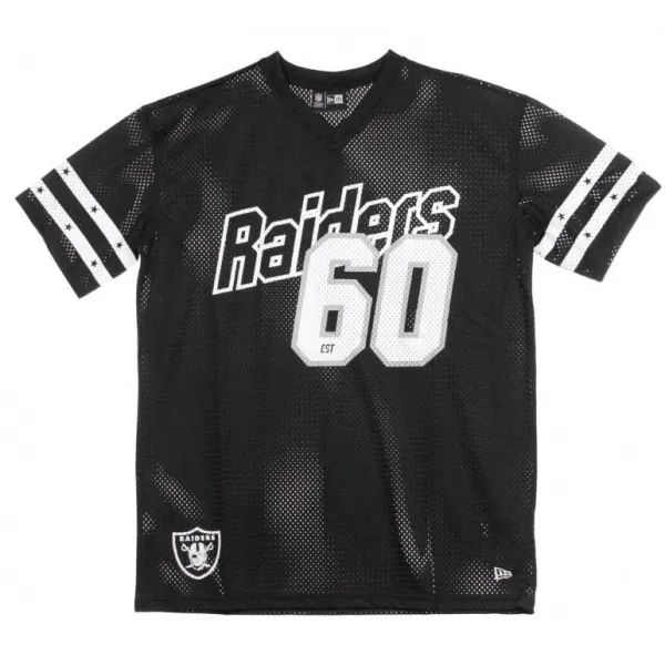 CAMISETA STRIPE SLEEVE OVERSIZED NFL OAKLAND RAIDERS