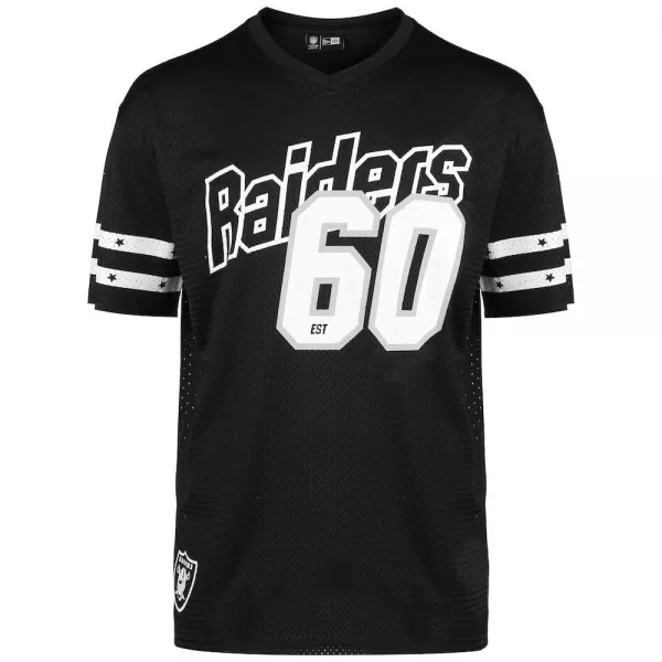 CAMISETA STRIPE SLEEVE OVERSIZED NFL OAKLAND RAIDERS