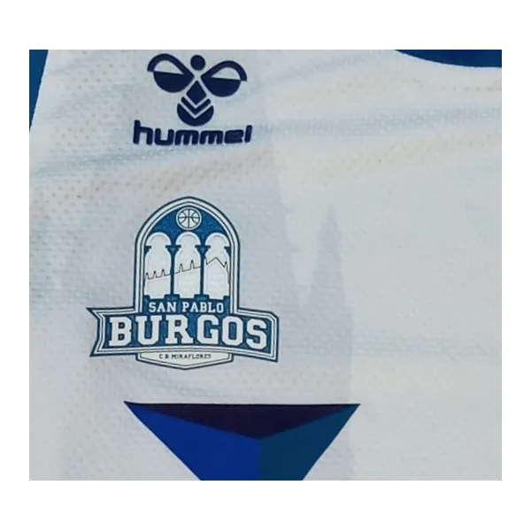 CAMISETA SAN PABLO BURGOS ACB 2020-21 BLANCA