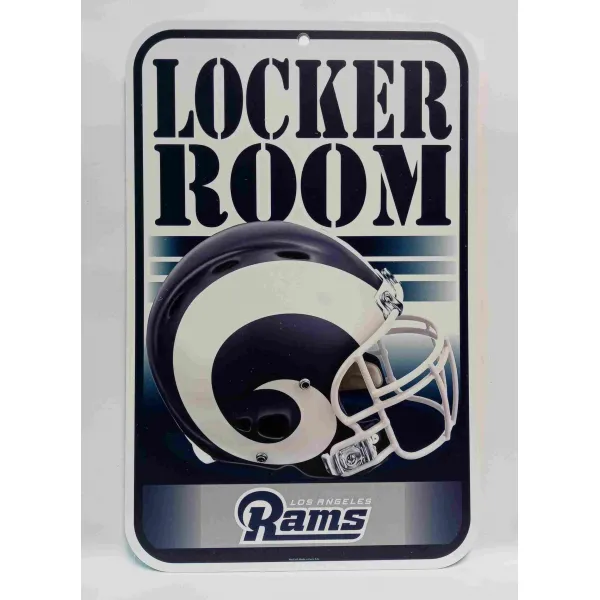 PLACA VESTUARIO LOS ANGELES RAMS