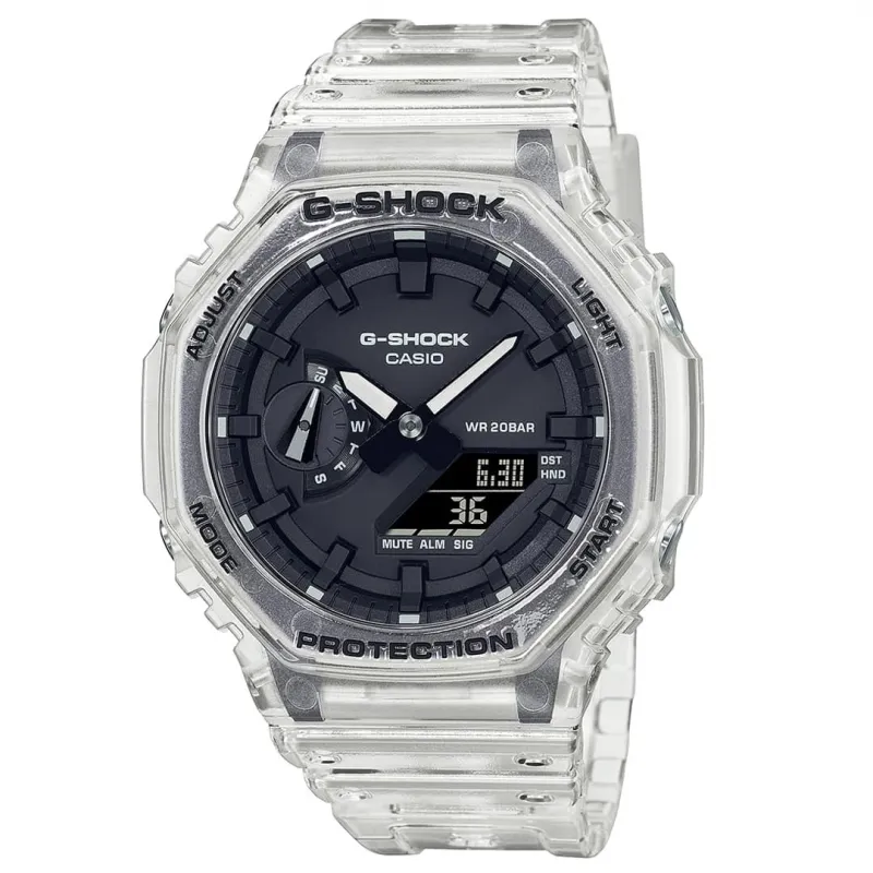 CASIO G-SHOCK GA-2100SKE-7AER "WHITE SKELETON"