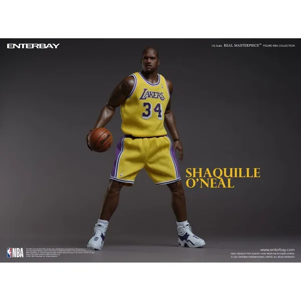 FIGURA ENTERBAY - SHAQUILLE O´NEAL  1/6 LAKERS MASTERPIECE