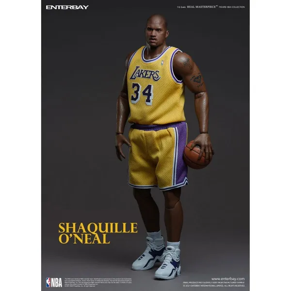 FIGURA ENTERBAY - SHAQUILLE O´NEAL  1/6 LAKERS MASTERPIECE