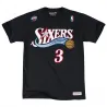 Camiseta Allen Iverson Philadelphia 76Ers Mitchell & Ness N&N negra