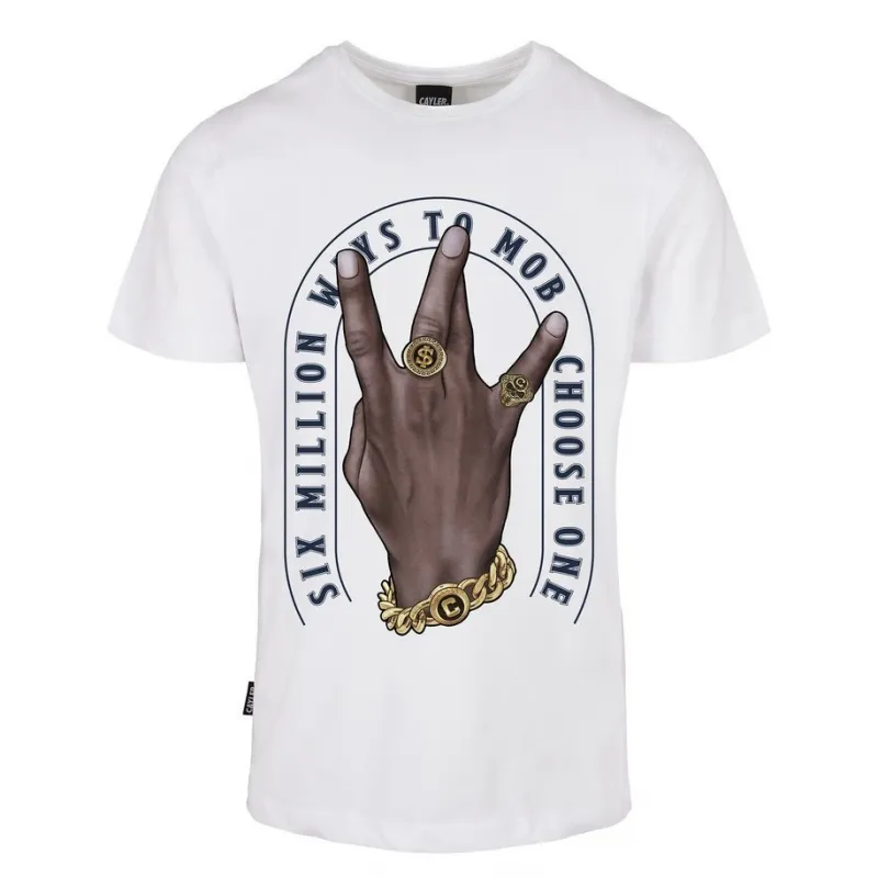 CAMISETA CAYLER AND SONS  WEST COAST ICON HANDS, BLANCA