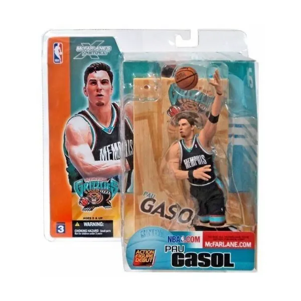 FIGURA MCFARLANE SERIES 3 - MENPHIS GRIZZLIES- PAU GASOL