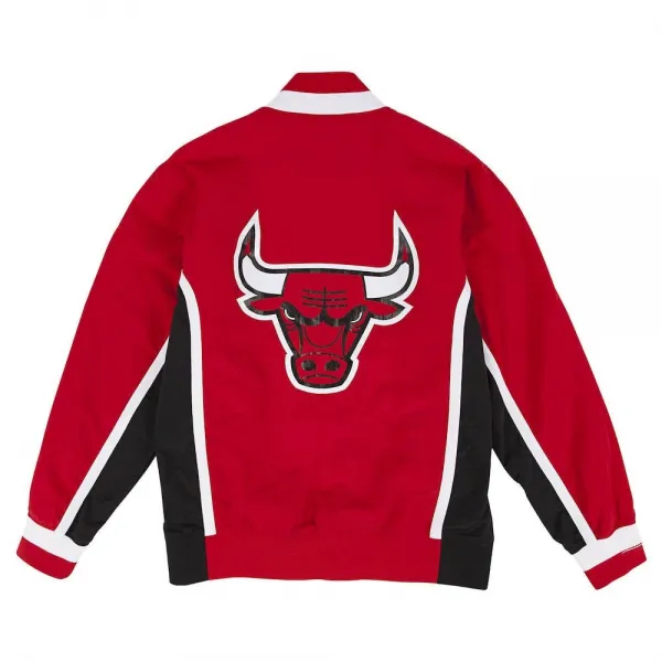 CHAQUETA CHICAGO BULLS AUTHENTIC WARM UP - MITCHELL AND NESS 1992-93 RED