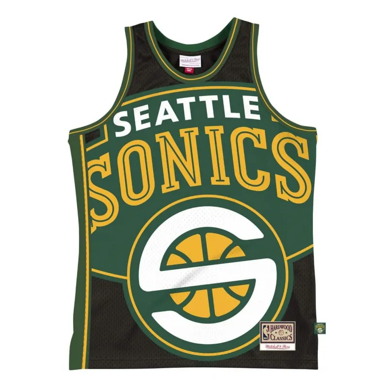 CAMISETA SUPERSONICS BIG FACE 2.0 - MITCHELL & NESS TANK TOP