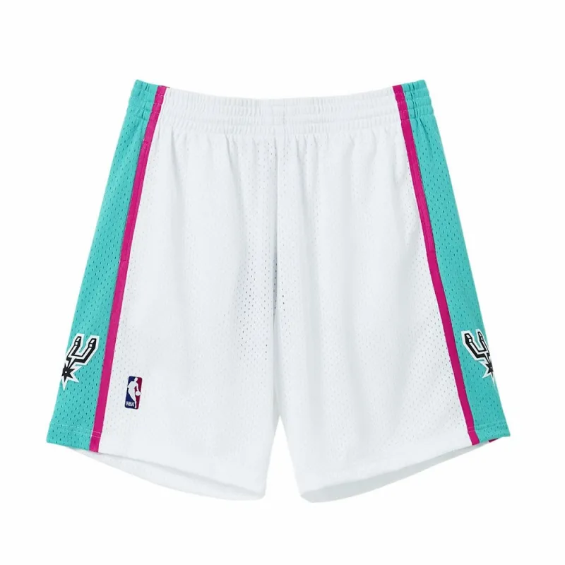 SHORT SAN ANTONIO SPURS RELOAD SWINGMAN - MITCHELL & NESS-BLANCO