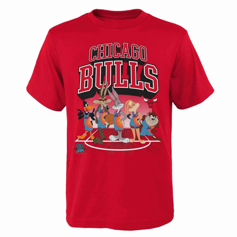 CAMISETA SPACE JAM 2 TUNES ON COURT - CHICAGO BULLS JUNIOR