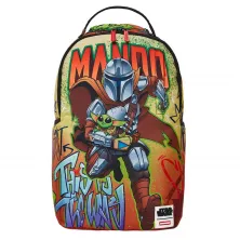 MOCHILA SPRAYGROUND STAR WARS - MANDO ON THE RUN - THE MANDALORIAN