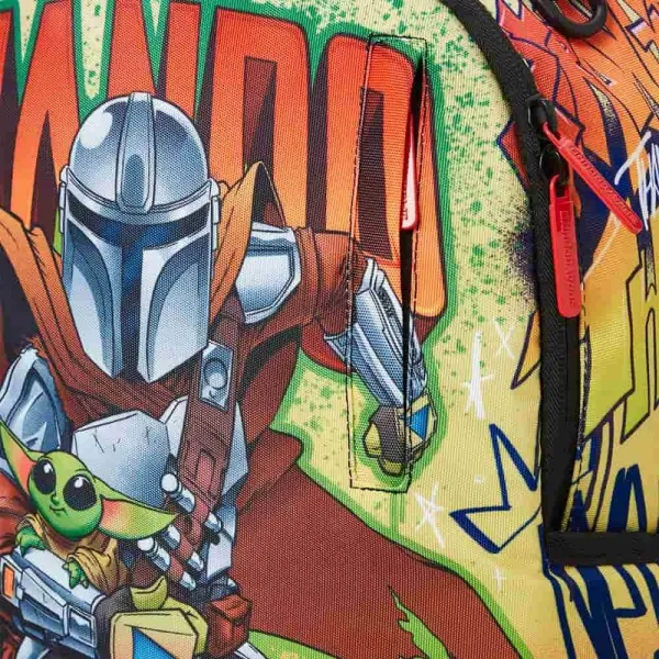 MOCHILA SPRAYGROUND STAR WARS - MANDO ON THE RUN - THE MANDALORIAN