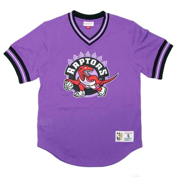 CAMISETA MESH CREWNECK "NBA UNBEATEN" TORONTO RAPTORS - MITCHELL & NESS