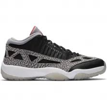 NIKE AIR JORDAN 11 LOW IE "BLACK CEMENT"