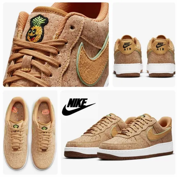 NIKE AIR FORCE ONE LOW PREMIUM - HAPPY PINEAPPLE CORK