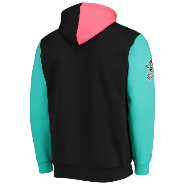 SUDADERA MITCHELL AND NESS " NBA COLOR BLOCKED SPURS "