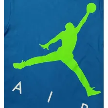 CAMISETA NIKE AIR JORDAN "JUMPING BIG AIR" AZUL JUNIOR